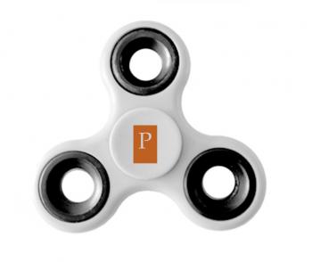 White Spinner. Logo on front.